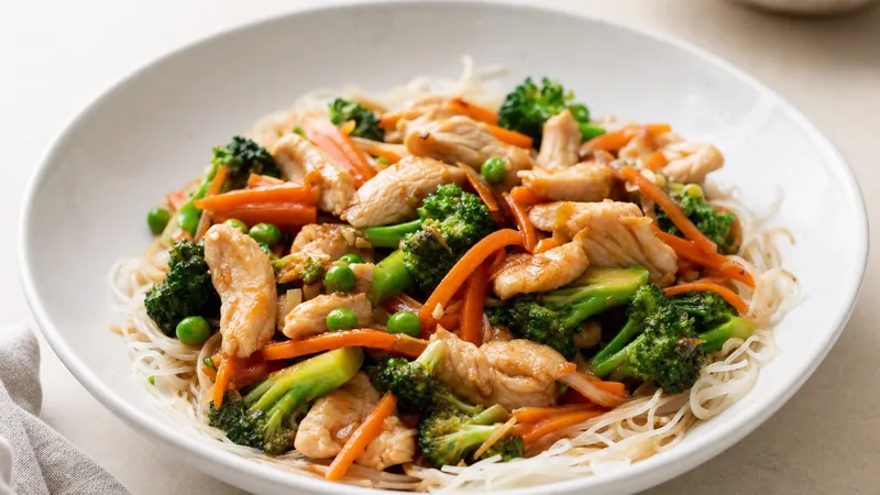 Kuřecí stir-fry